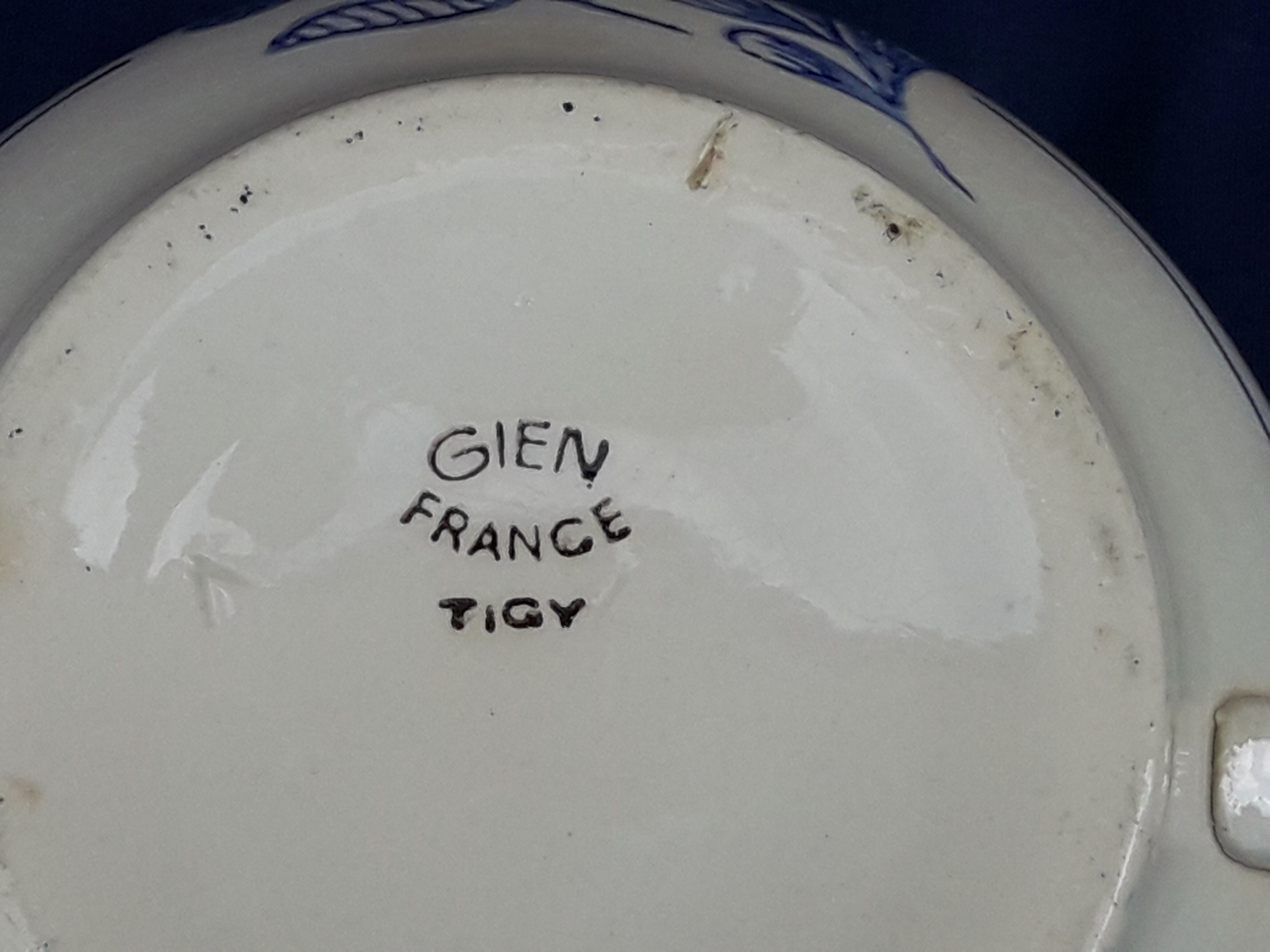 Saucière en faïence de Gien  modèle Tigy