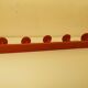 Old wooden wall coat holder