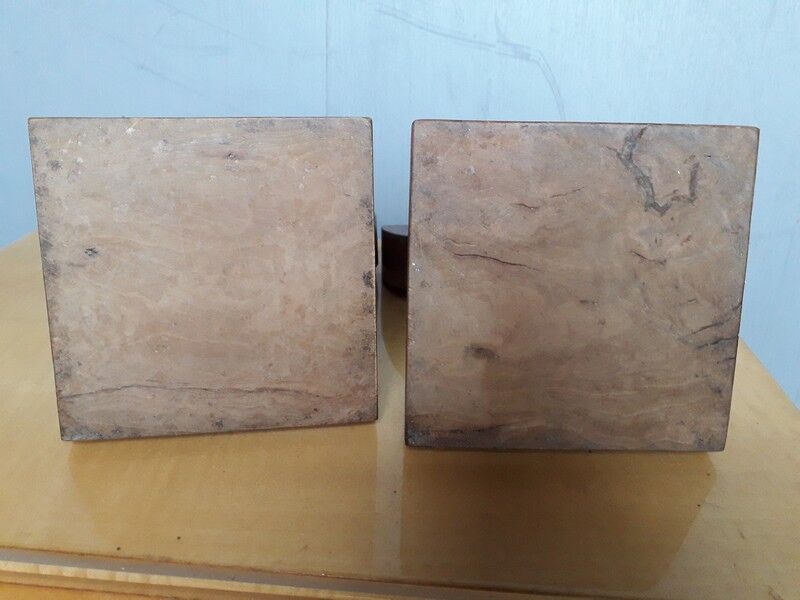 Pair of modernist candlesticks era art deco 1930