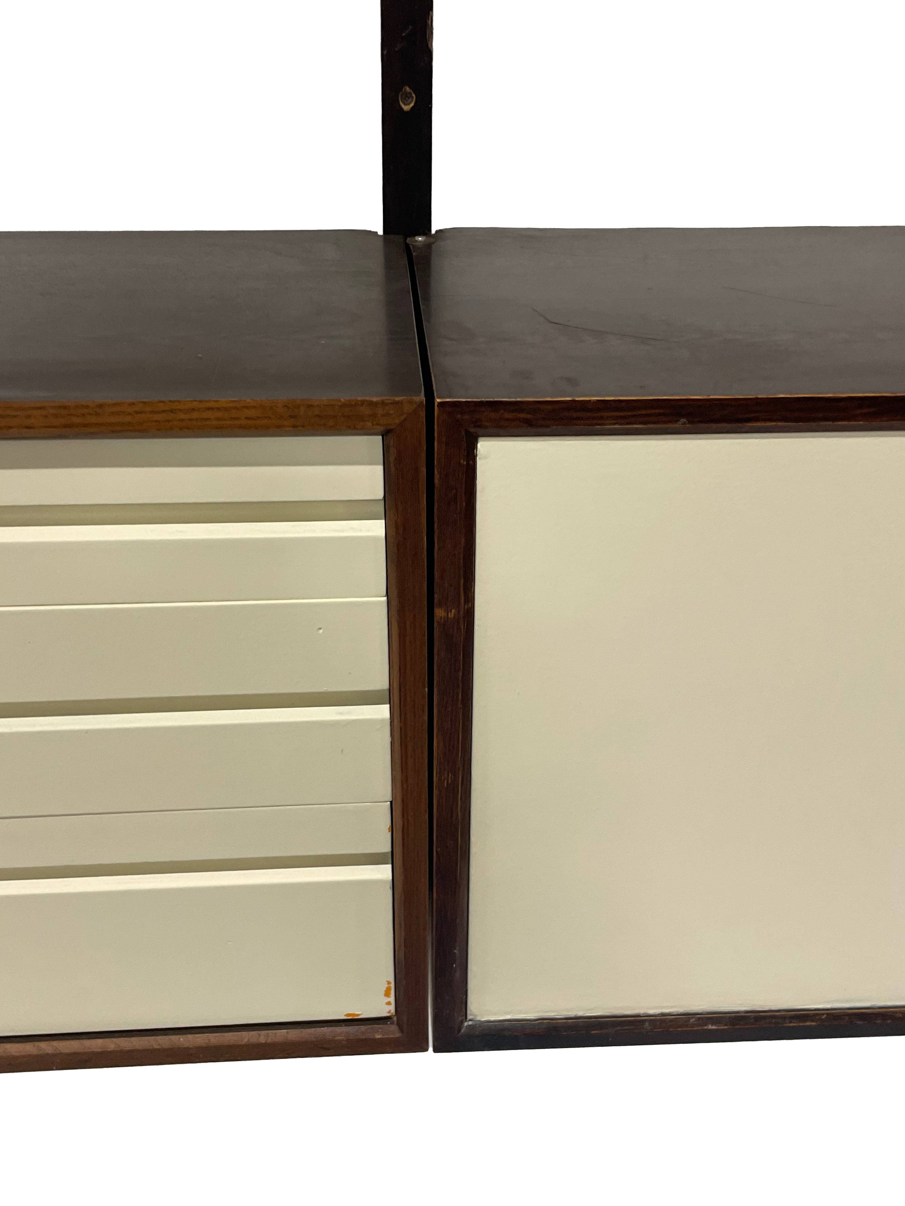 Vintage Poul Cadovius Royal System Wandsysteem Wenge