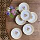 Set of 6 vintage dessert plates model Coopélia - L'Amandinoise