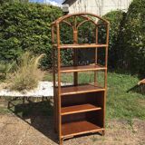 Rattan shelf