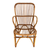 vintage rattan chair 1960