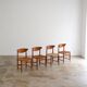 Ensemble de 4 chaises de salle à manger "316" par Hvidt & Molgaard-Nielsen en teck