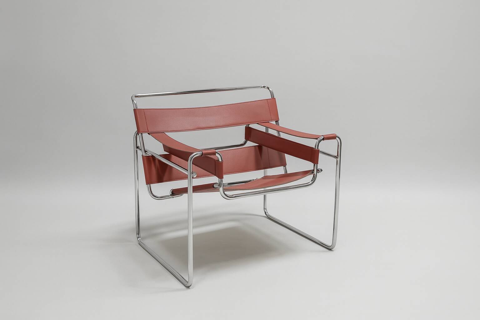 Vintage armchair in the style of the Wassily B3 by Marcel Breuer