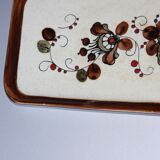 Cake dish from the 70s, ceramics from the Black Forest, Schramberg factory