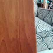 Pair of Scandinavian chairs with round seats, 1950s