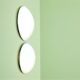 Pair Art Deco white glass wall or ceiling lamps