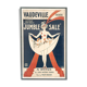 Affiche originale, encadrée, vintage, art mural, affiche du Vaudeville Theatre de Londres pour le spectacle "Jumble Sale"