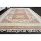 1970s Vintage Turkish Oushak Handmade Wool Cotton Brown Area Rug 166x242