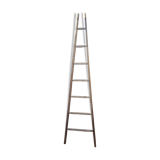 Vintage wooden picking ladder 7 rungs