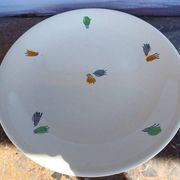 Round dish 30cm Gien franklin 1960