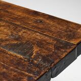 Robust Travail Populaire Farm Table, France, 19th Century