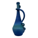 Vintage blue gradient ceramic vase