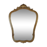Wooden and stucco mirror 99x68cm
