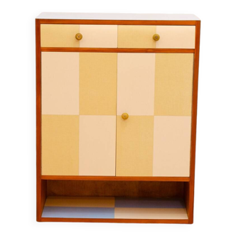Mid century colorful kitchen cabinet, Czechoslovakia, 1950´s, Central Europe