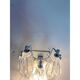 Set of Two Contemporary Shenographic "Poliedro" Murano Glass Wall Sconces