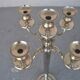 Pair of candlesticks on silver feet