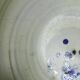 Large hand-turned stoneware salad bowl, signed, vintage from the 80s to 2000s.