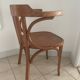 Fauteuil ancien baumann bois dossier cintré vintage