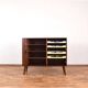 Mid-Century Danish Teak Tambour Doors Sideboard, 1960s
