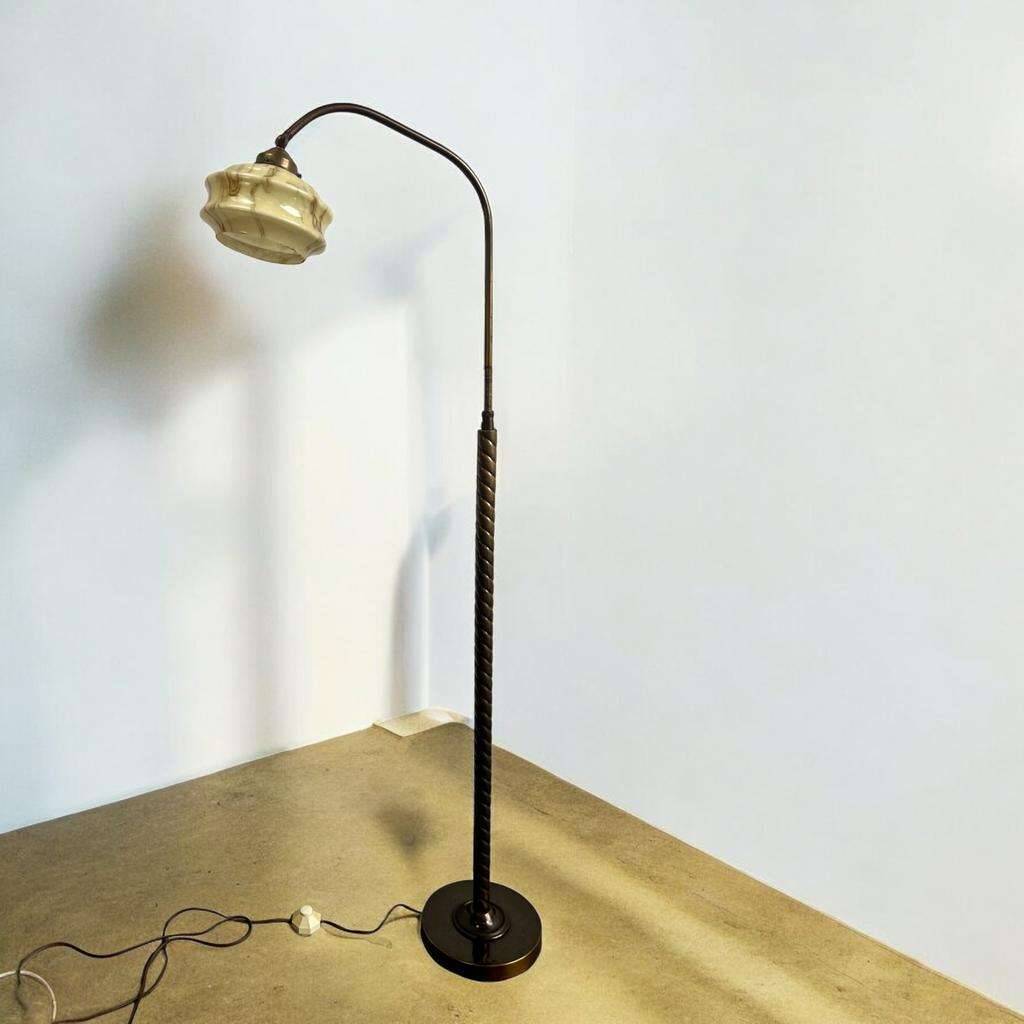 Lampadaire vintage art déco