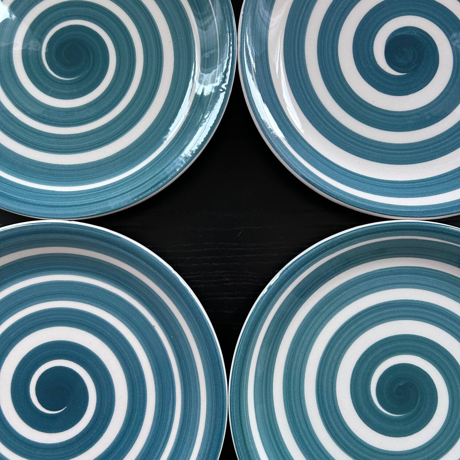 Set of 4 Italian plates