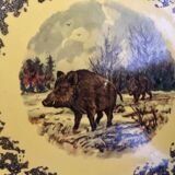 Decorative plates Vallauris era Picault Capron Derval