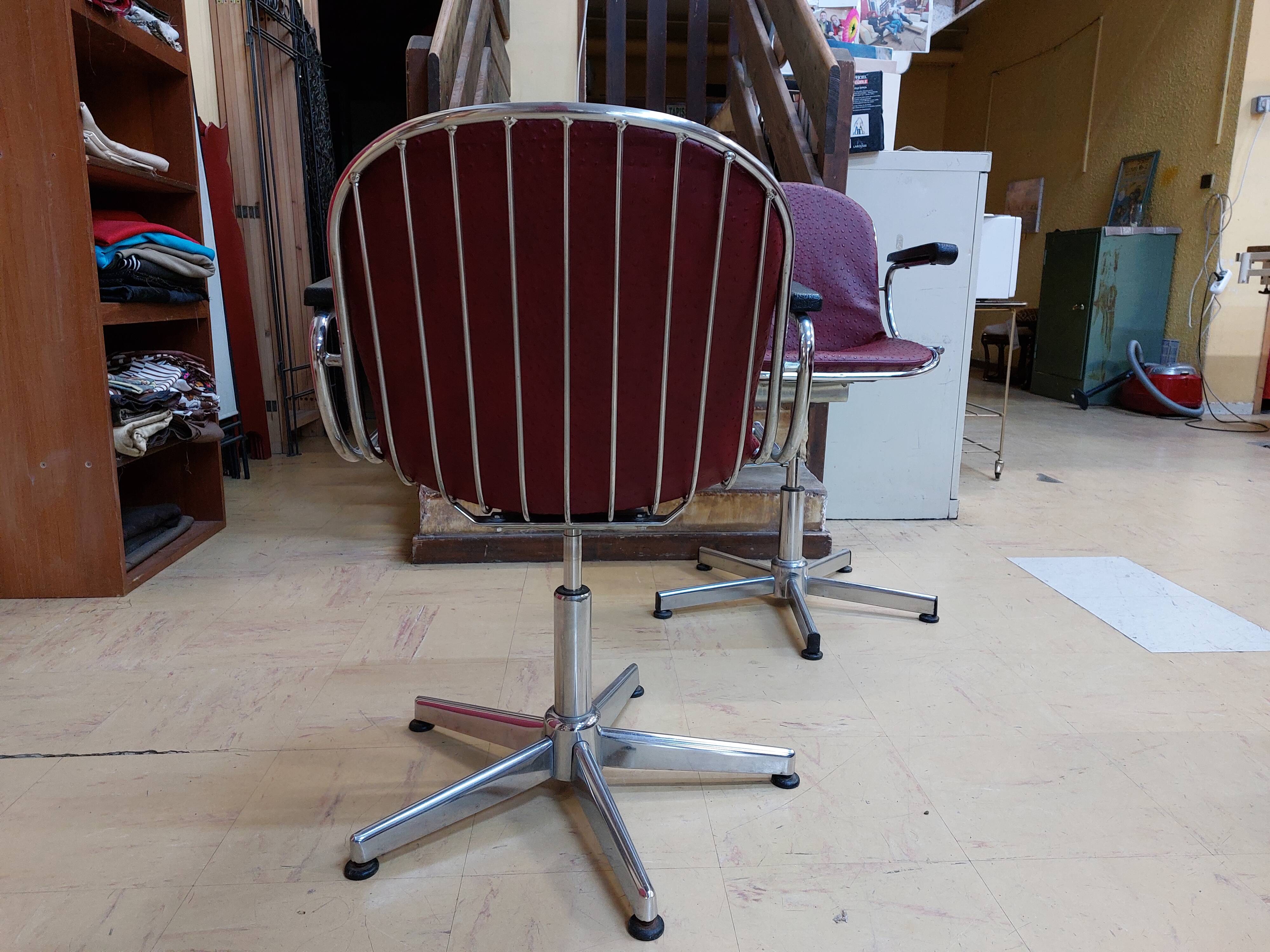 Radiofreccia swivel office chairs by Gastone Rinaldi - 1970s