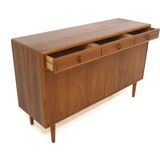 Scandinavian walnut sideboard, Bertil Fridhagen, Bodafors, Sweden, 1960
