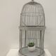 Vintage wooden birdcage H67cm