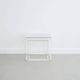 Tables gigognes blanches x2 Isocèle Max Sauze