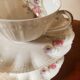 4 tea cups or chocolate in Limoges porcelain