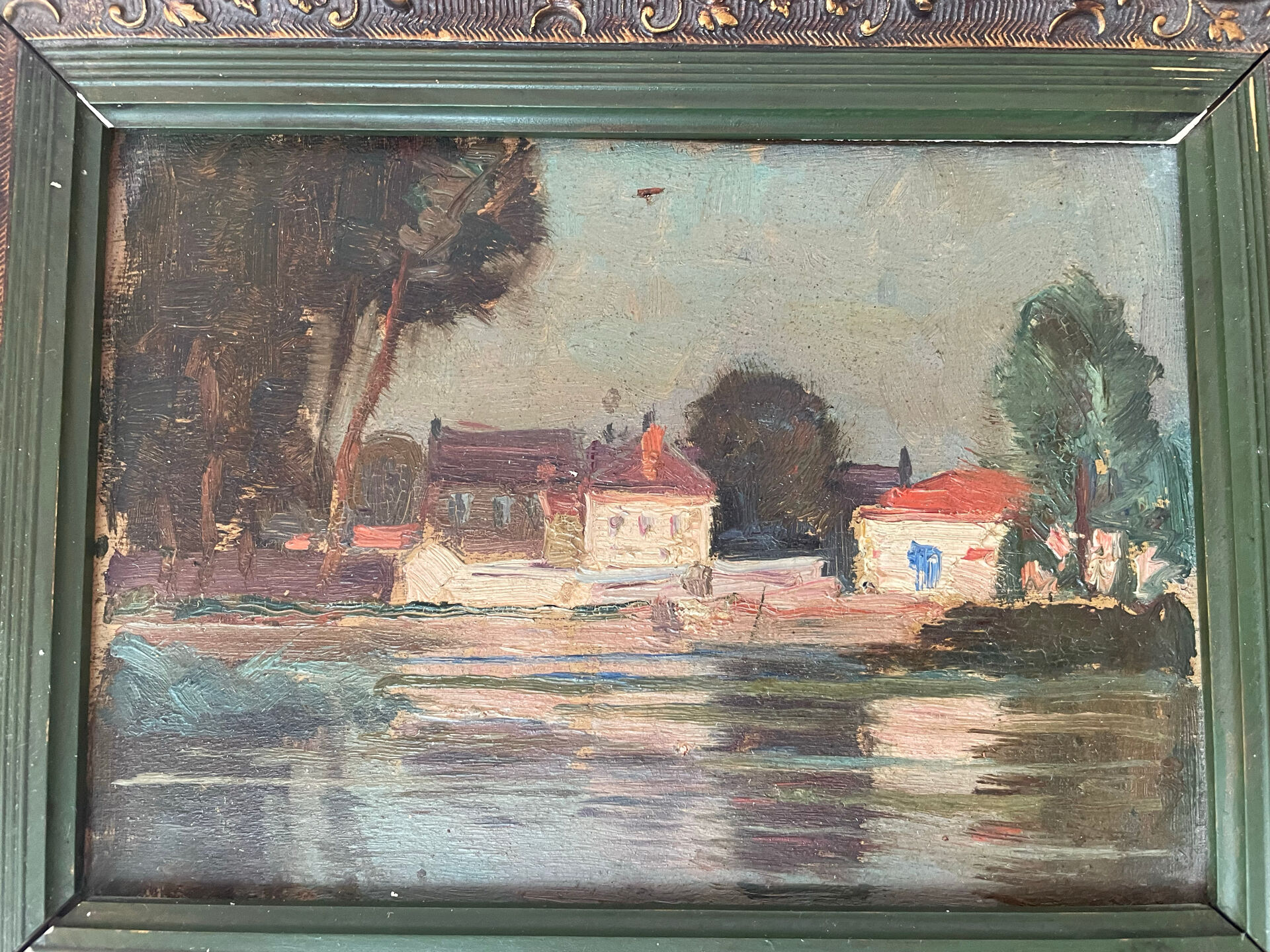 Pair of antique paintings