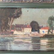 Paire de tableaux anciens