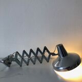 Accordion 60cm chrome Aluminor vintage 1960 lamp