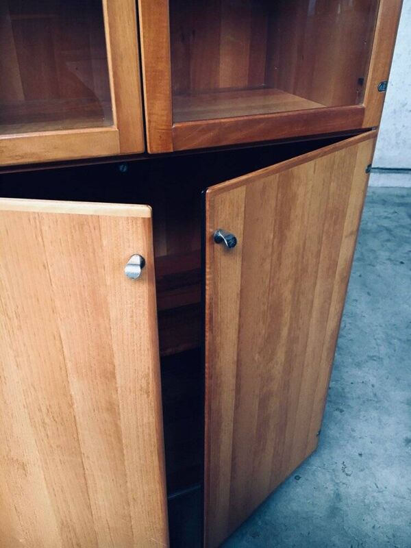 Torcello Series Display Cabinet Set by Afra & Tobia Scarpa for Stildomus, Italy, 1980s, Set of 2