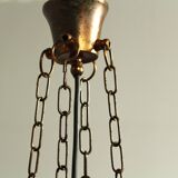 Copper Pendant Lamp, Sweden, 1950s