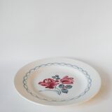 Large Digoin Sarreguemines dish, Cannes model, 1950
