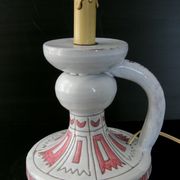 Pied de lampe vintage céramique 1950
