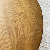1950s round oak table