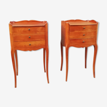 Pair of Louis XV style bedside tables