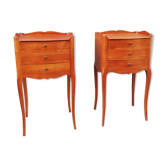 Pair of Louis XV style bedside tables