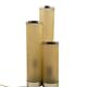 Hollywood regency fiberglass and brass table lamp, Italy 1970s