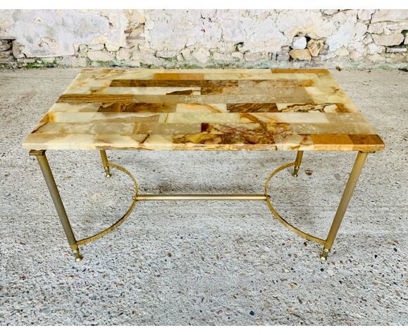 Vintage Coffee Table In Marble And Onyx Circa 60 70 Selency Vintage Coffee Table In Marble And Onyx, Vintage Coffee Table London