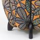 up to 3 Art Deco stools by Jindrich Halabala, leaf pattern, pouf, ottoman, 1930s