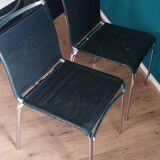 Set of 4 Net Dining Chairs by Daniele Molteni for Bontempi, 1990's