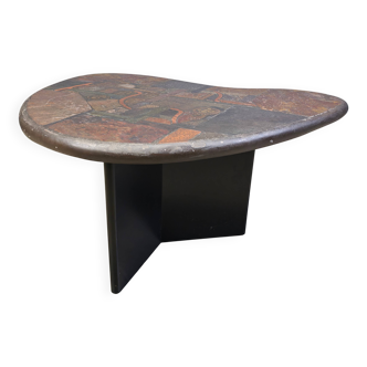 Table basse en forme de boomerang par C. Kneip, années 1990