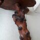 Solid wood stool