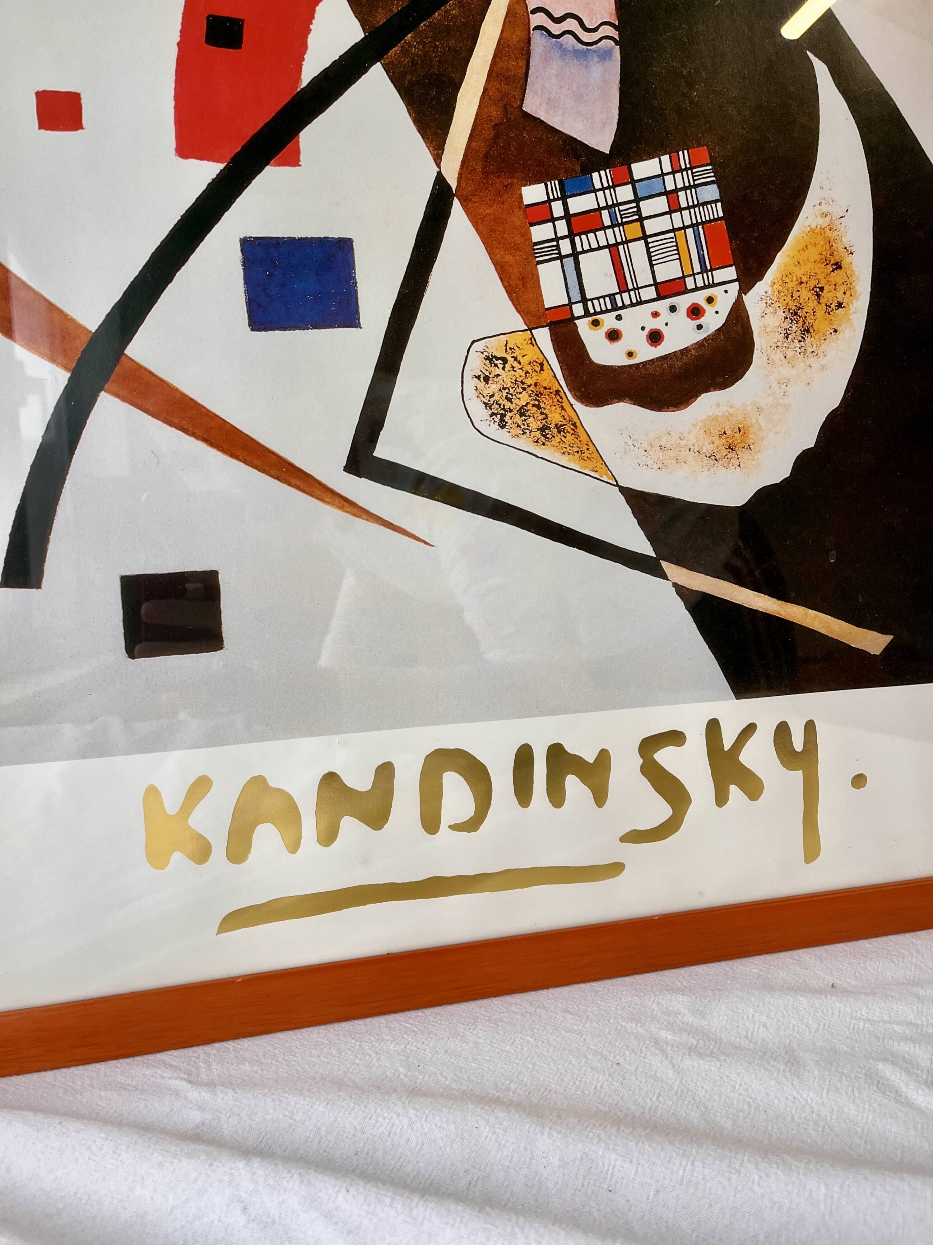 Vintage Framed Kandinsky Art Print, 85 x 64 cm